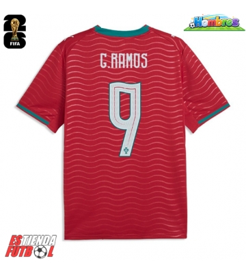 Portugal Goncalo Ramos #9 Primera Equipación Mundial 2026 Manga Corta Portugal Goncalo Ramos #9 Primera Equipación Mundial 2026 Manga Corta
